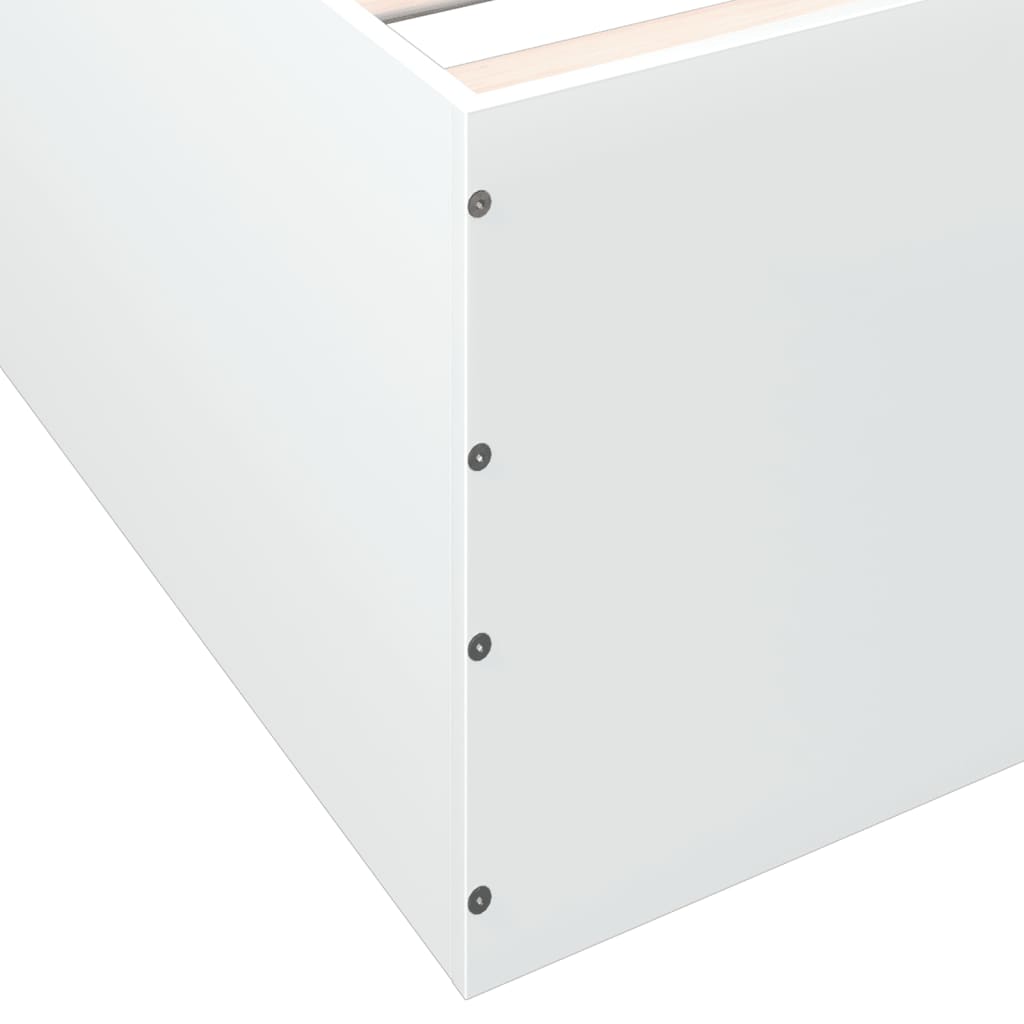 Giroletto Bianco 90x200 cm in Legno Multistrato | homemem39