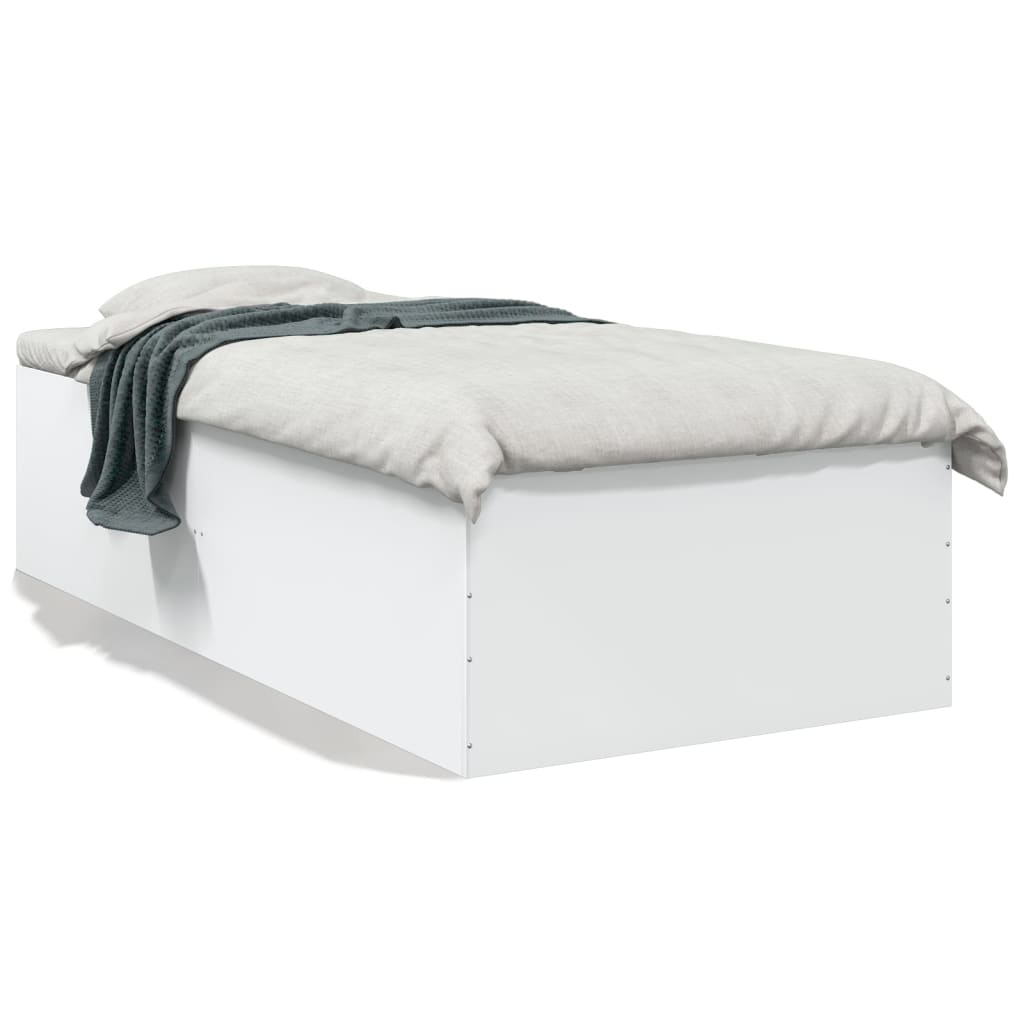 Giroletto Bianco 90x190 cm in Legno Multistrato | homemem39