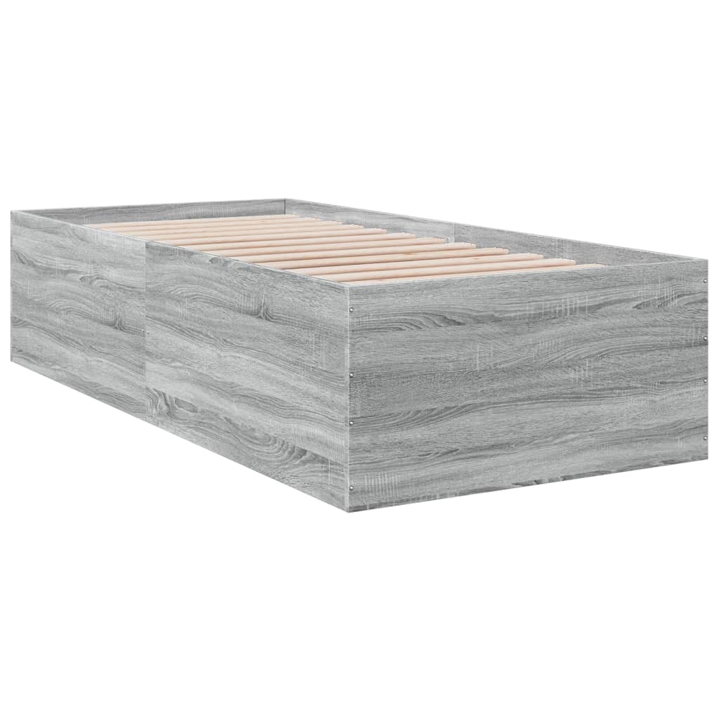 Giroletto Grigio Sonoma 75x190 cm in Legno Multistrato | homemem39