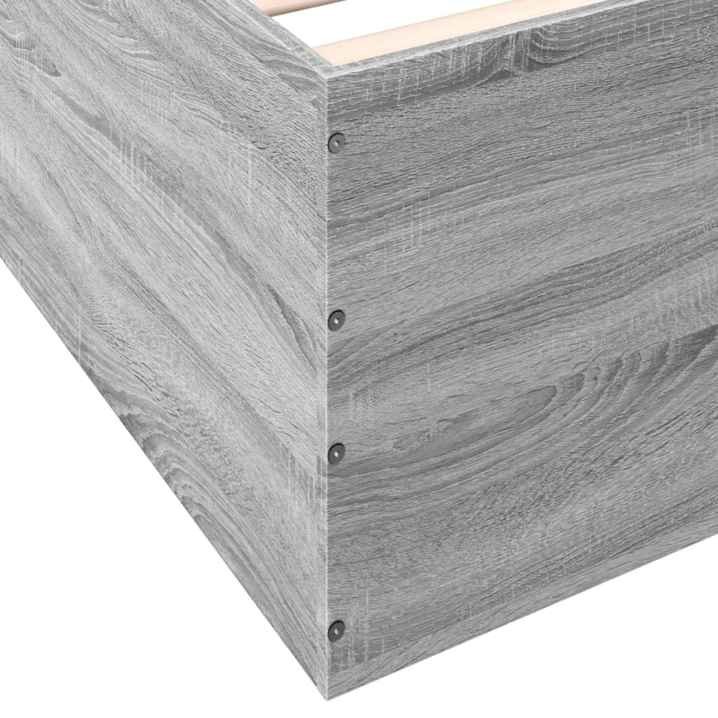 Giroletto Grigio Sonoma 75x190 cm in Legno Multistrato | homemem39
