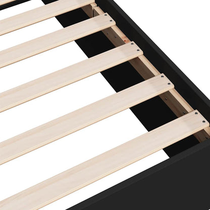 Giroletto Nero 200x200 cm in Legno Multistrato - homemem39