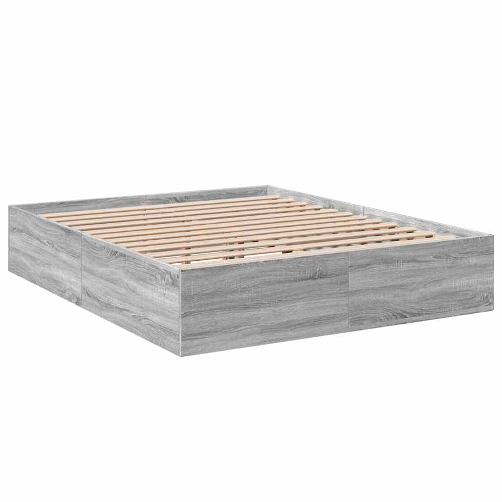 Giroletto Grigio Sonoma 150x200 cm in Legno Multistrato | homemem39
