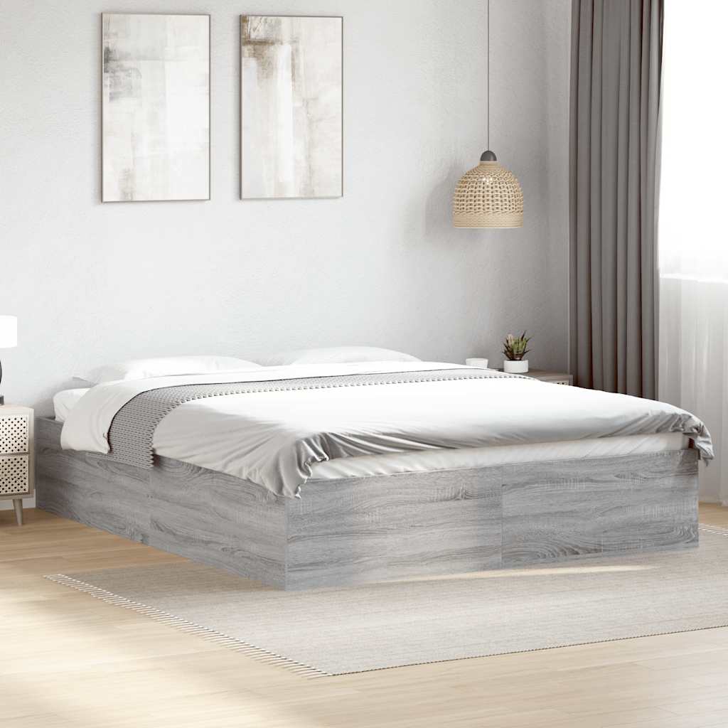 Giroletto Grigio Sonoma 150x200 cm in Legno Multistrato | homemem39