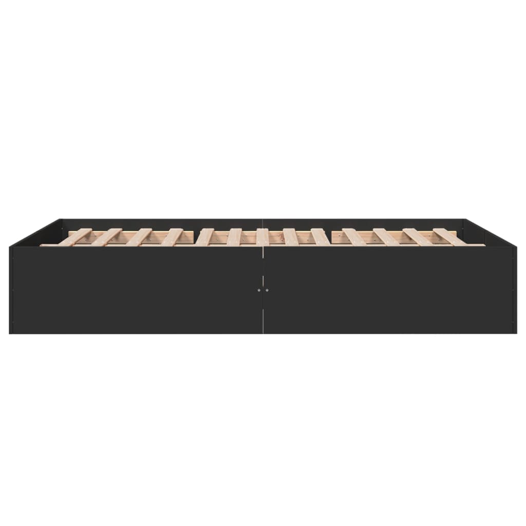 Giroletto Nero 140x190 cm in Legno Multistrato - homemem39