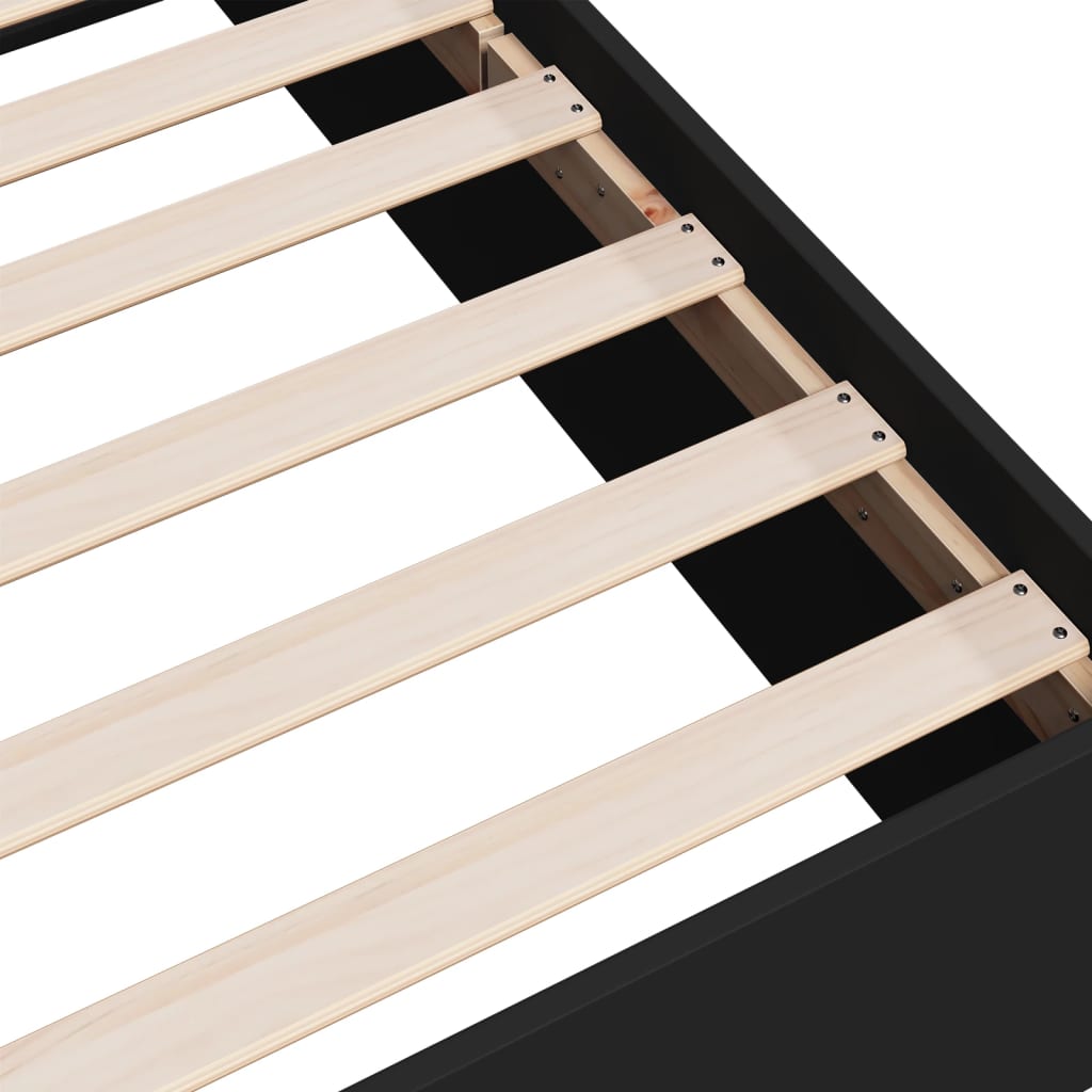 Giroletto Nero 100x200 cm in Legno Multistrato - homemem39