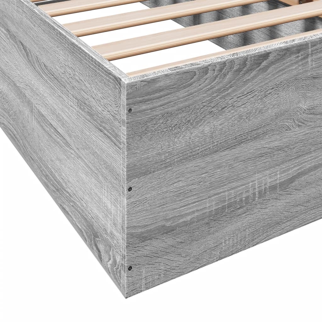 Giroletto Grigio Sonoma 90x200 cm in Legno Multistrato | homemem39