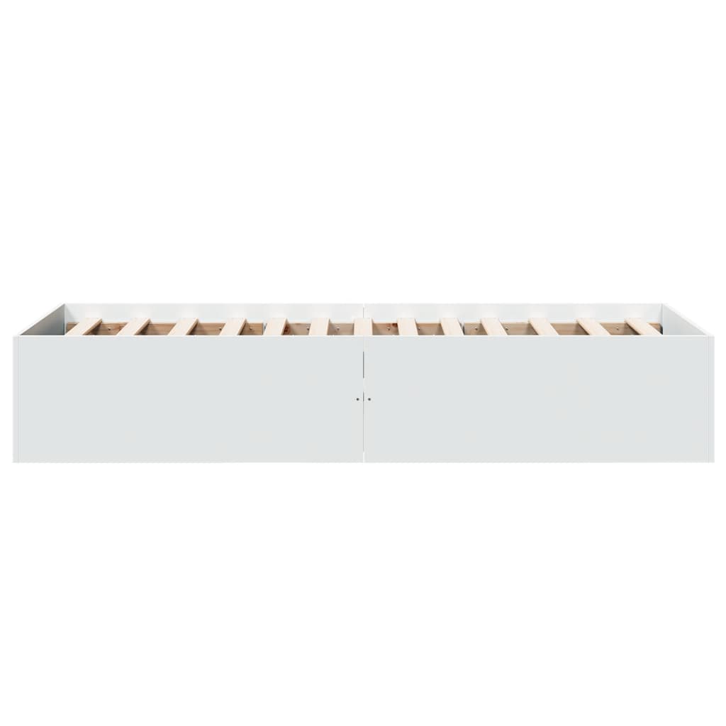 Giroletto Bianco 90x190 cm in Legno Multistrato - homemem39