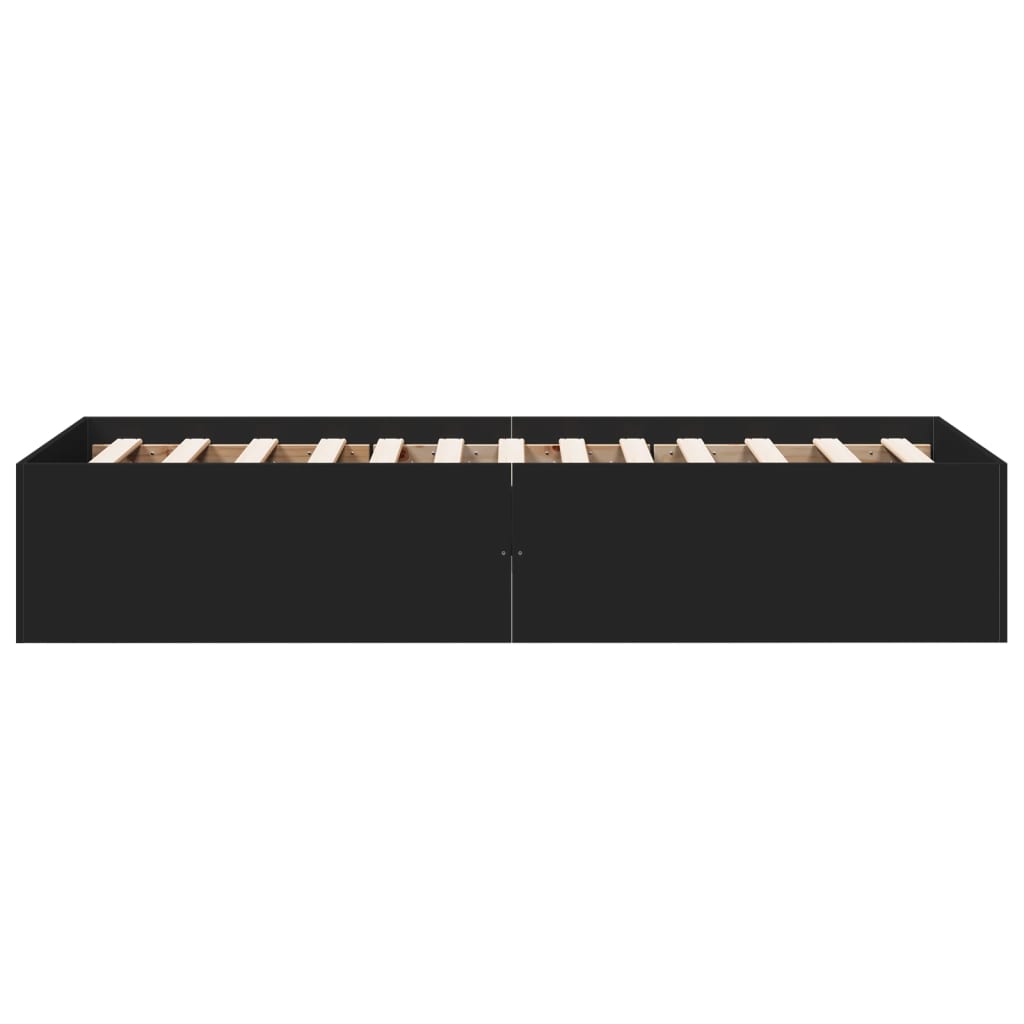 Giroletto Nero 90x190 cm in Legno Multistrato | homemem39