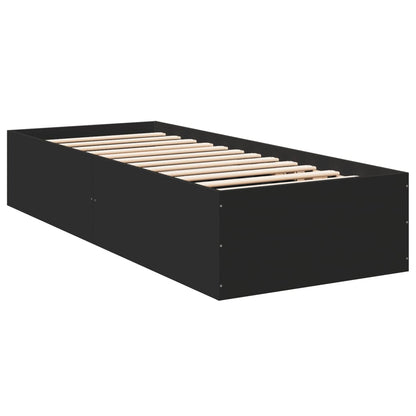Giroletto Nero 90x190 cm in Legno Multistrato | homemem39