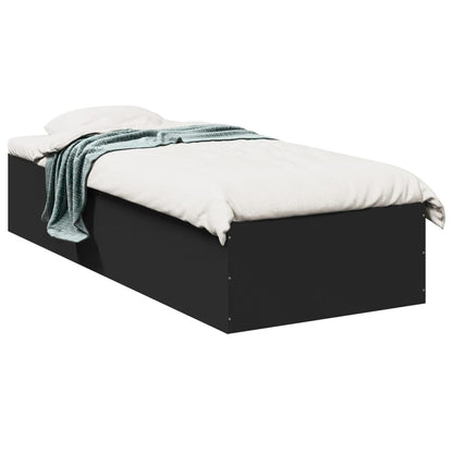 Giroletto Nero 90x190 cm in Legno Multistrato | homemem39