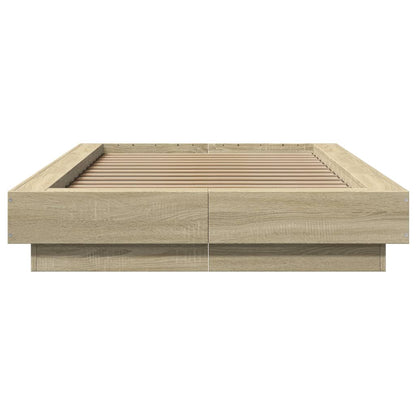 Giroletto Luci LED Rovere Sonoma 75x190 cm in Legno Multistrato | homemem39