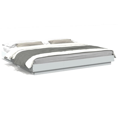 Giroletto Bianco 180x200 cm in Legno Multistrato | homemem39