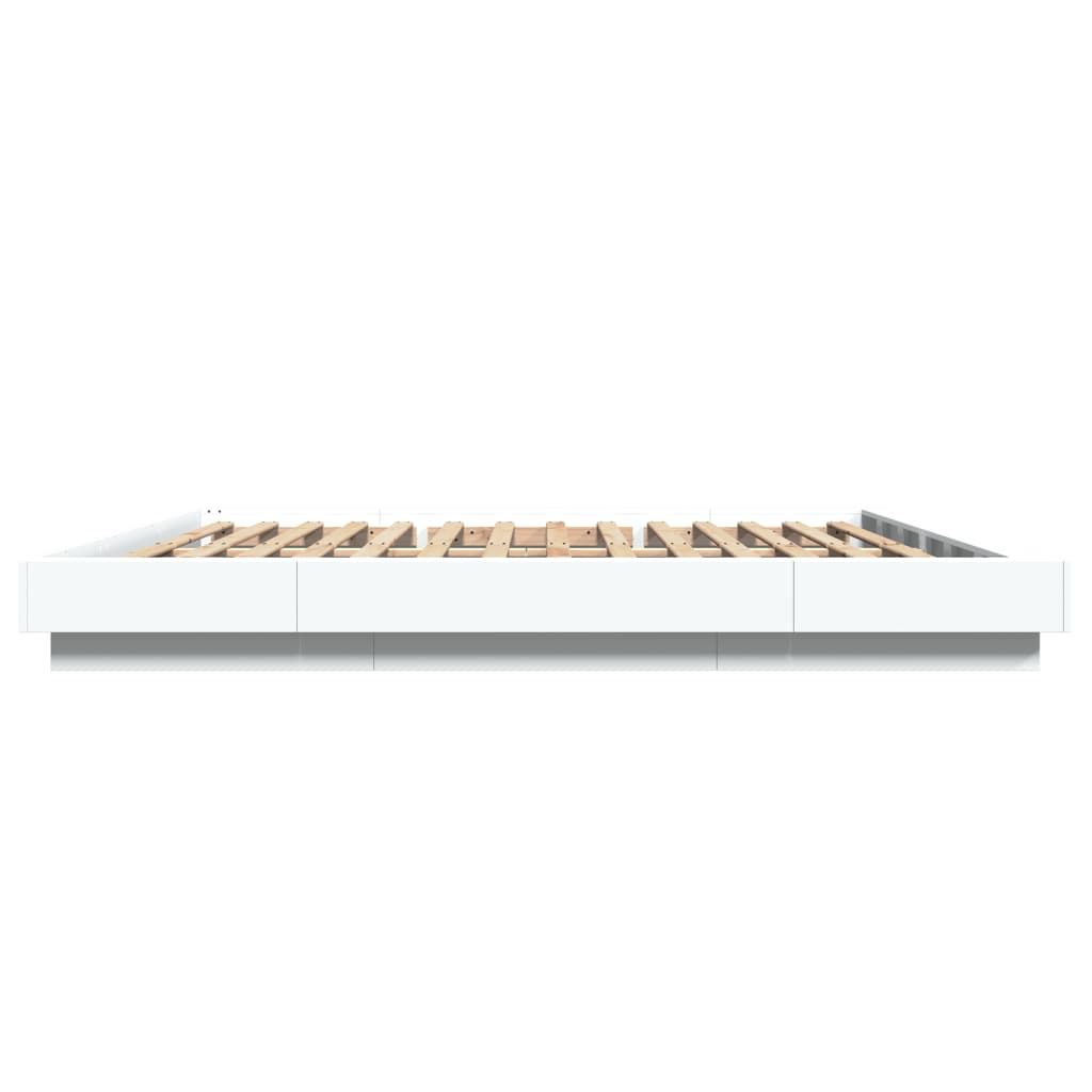 Giroletto Bianco 180x200 cm in Legno Multistrato | homemem39