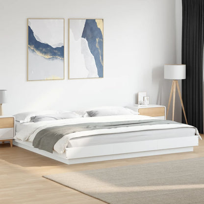 Giroletto Bianco 180x200 cm in Legno Multistrato | homemem39