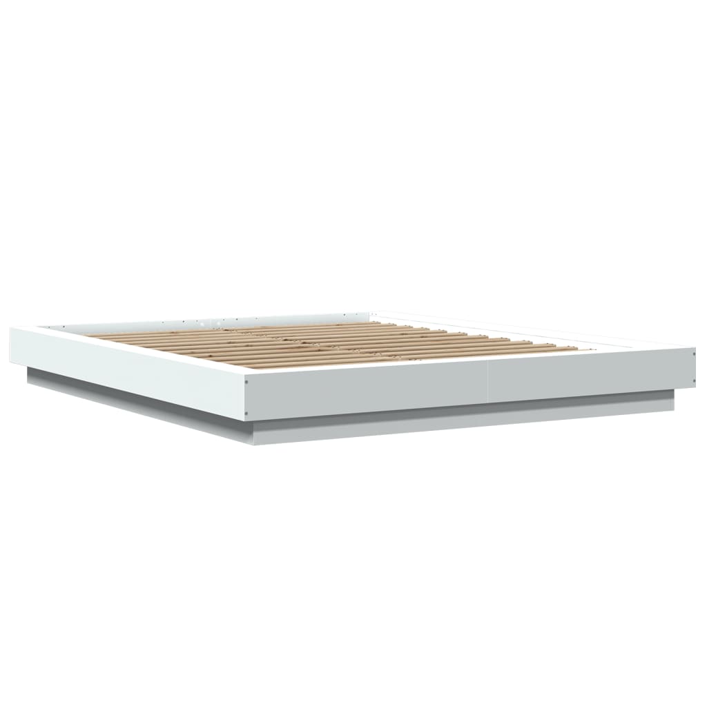 Giroletto Bianco 160x200 cm in Legno Multistrato | homemem39