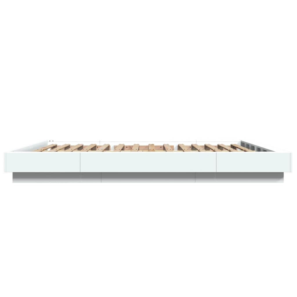 Giroletto Bianco 160x200 cm in Legno Multistrato | homemem39