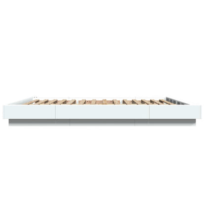 Giroletto Bianco 160x200 cm in Legno Multistrato | homemem39