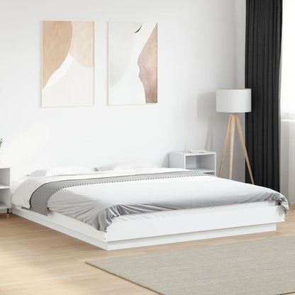 Giroletto Bianco 160x200 cm in Legno Multistrato | homemem39