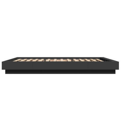 Giroletto Nero 120x200 cm in Legno Multistrato | homemem39