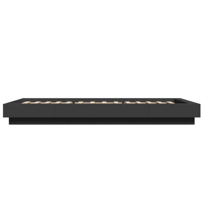 Giroletto Nero 90x200 cm in Legno Multistrato | homemem39