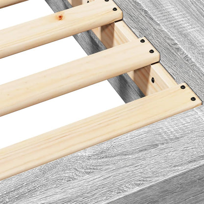 Giroletto Grigio Sonoma 90x200 cm in Legno Multistrato | homemem39