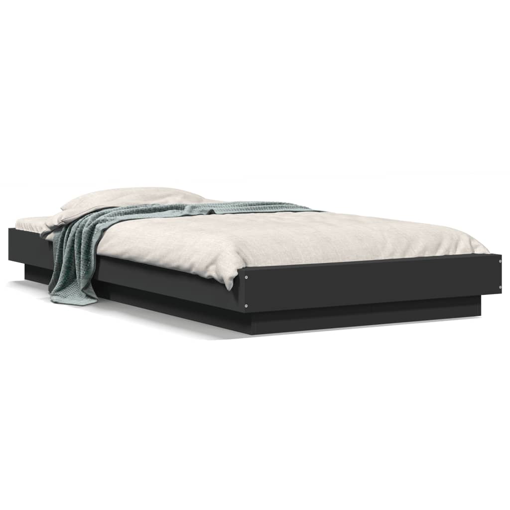 Giroletto Nero 75x190 cm in Legno Multistrato | homemem39