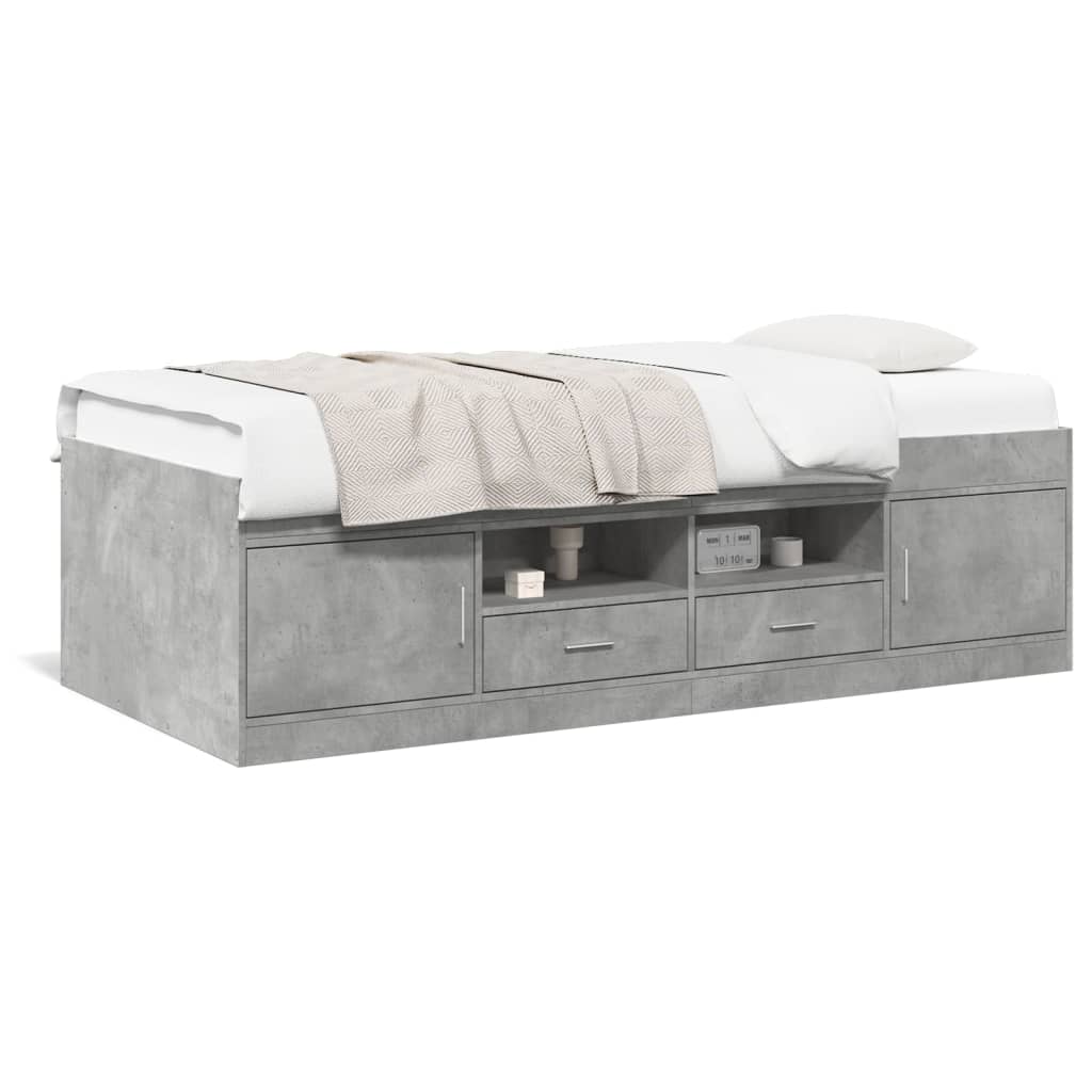 Divano Letto con Cassetti senza Materasso 75x190 cm - homemem39
