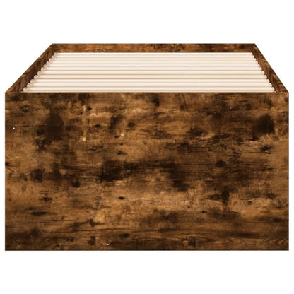 Divano Letto con Cassetti senza Materasso Rovere Fumo 75x190 cm - homemem39