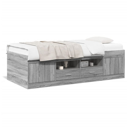 Divano Letto con Cassetti senza Materasso 75x190 cm - homemem39
