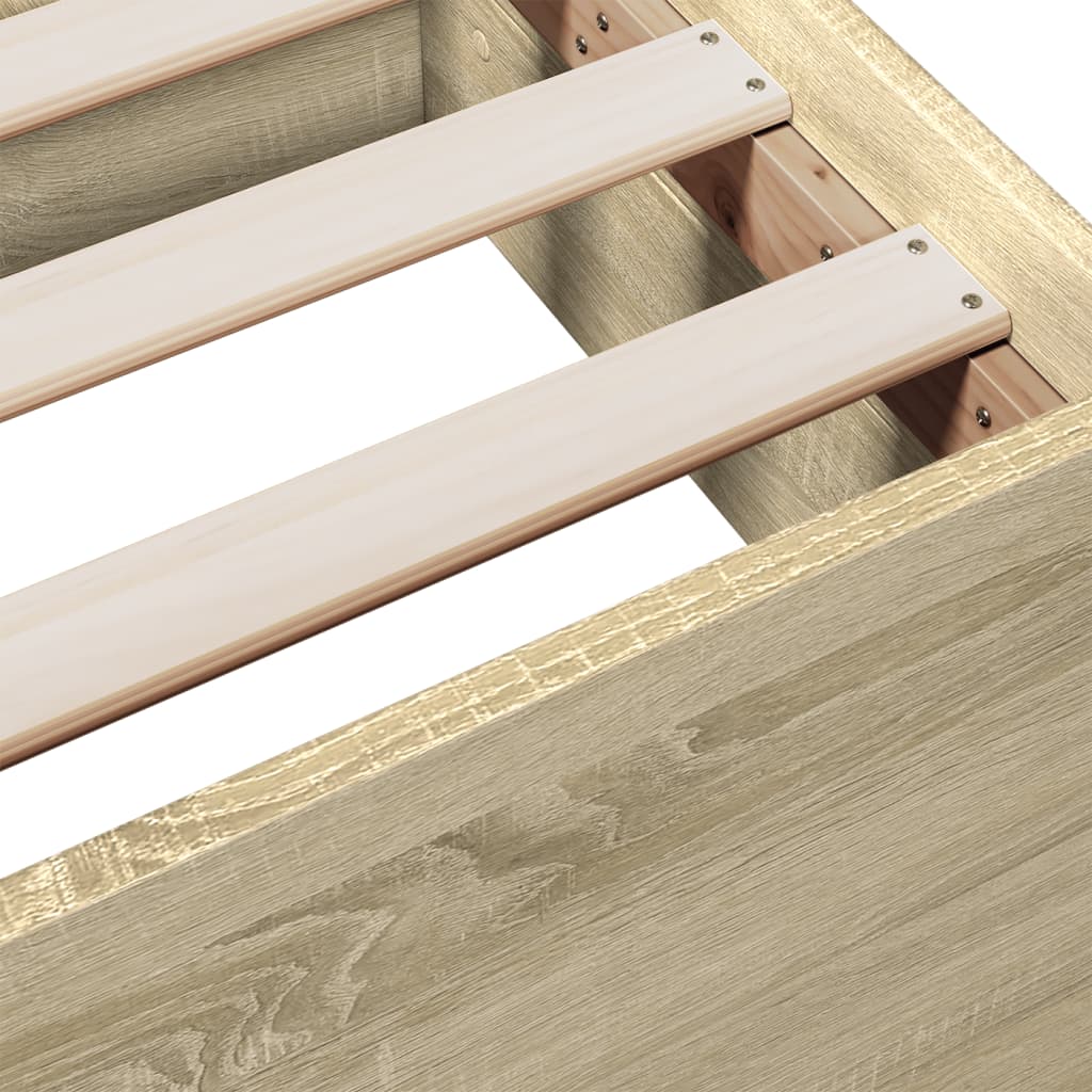 Giroletto Cassetti Rovere Sonoma 100x200 cm Legno Multistrato | homemem39