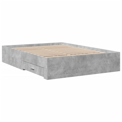 Giroletto Cassetti Grigio Cemento 120x200 cm Legno Multistrato - homemem39