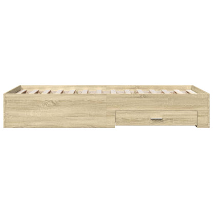 Giroletto Cassetti Rovere Sonoma 75x190 cm Legno Multistrato | homemem39