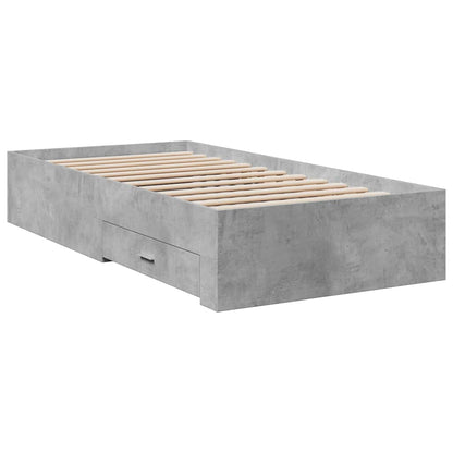 Giroletto Cassetti Grigio Cemento 75x190 cm Legno Multistrato | homemem39
