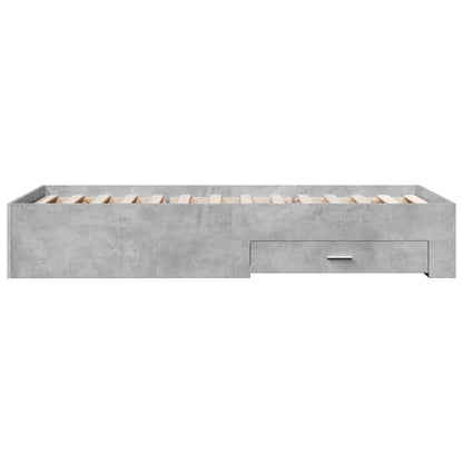 Giroletto Cassetti Grigio Cemento 75x190 cm Legno Multistrato | homemem39