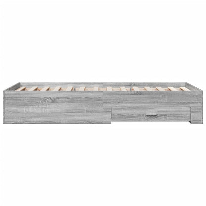 Giroletto Cassetti Grigio Sonoma 75x190 cm Legno Multistrato | homemem39