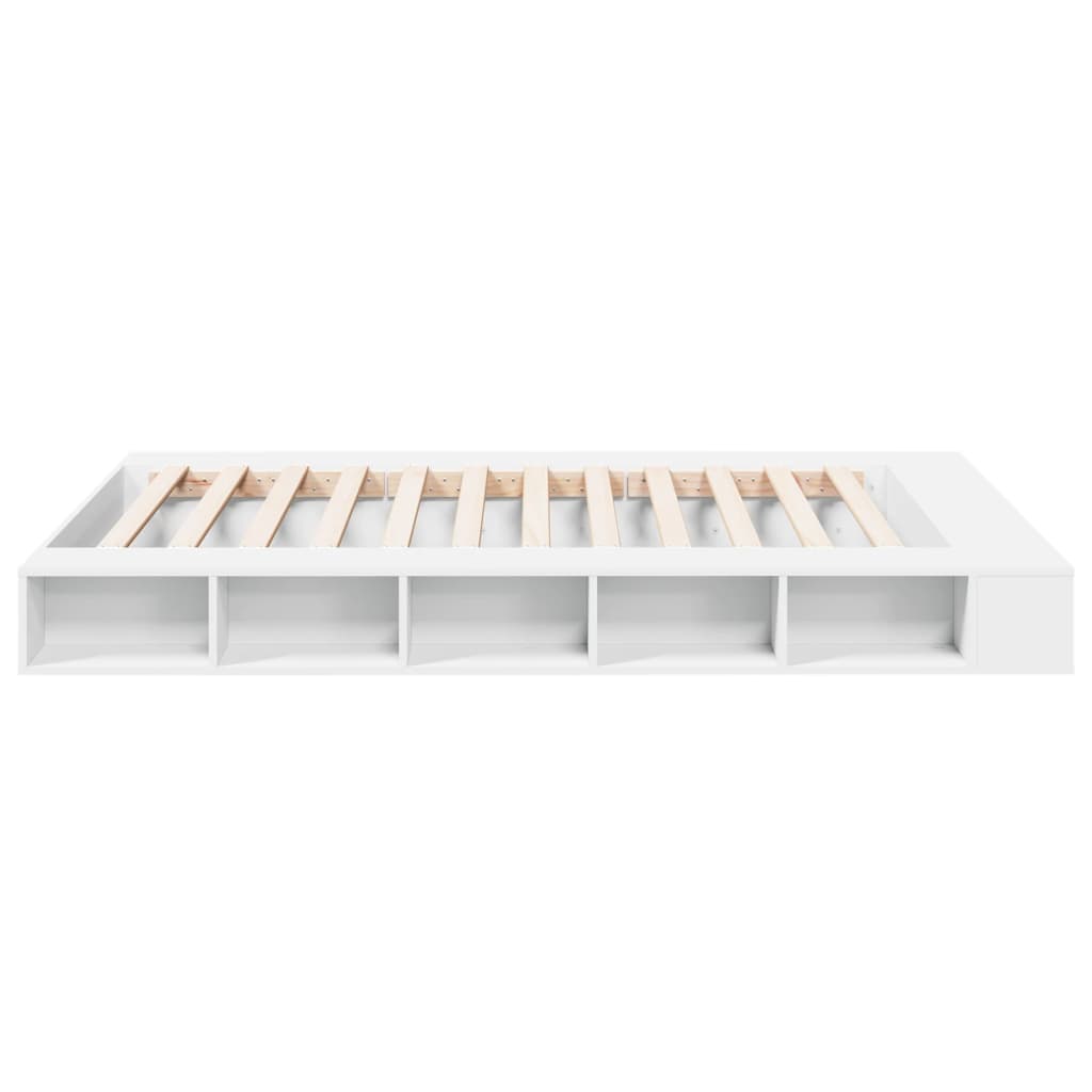 Giroletto Bianco 160x200 cm in Legno Multistrato | homemem39