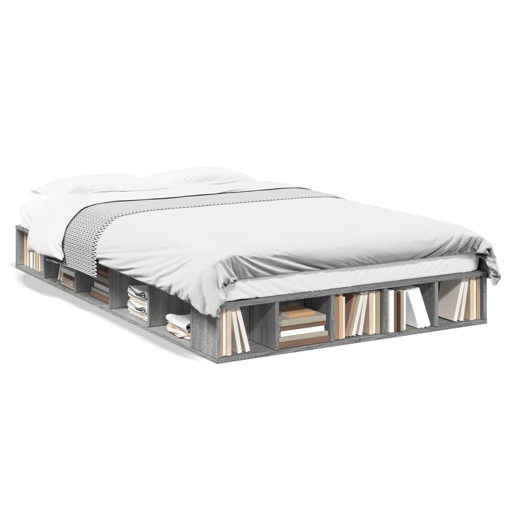 Giroletto Grigio Sonoma 140x190 cm in Legno Multistrato - homemem39