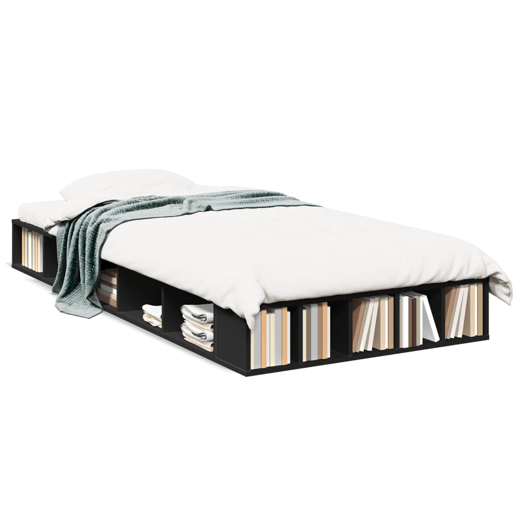 Giroletto Nero 100x200 cm in Legno Multistrato | homemem39