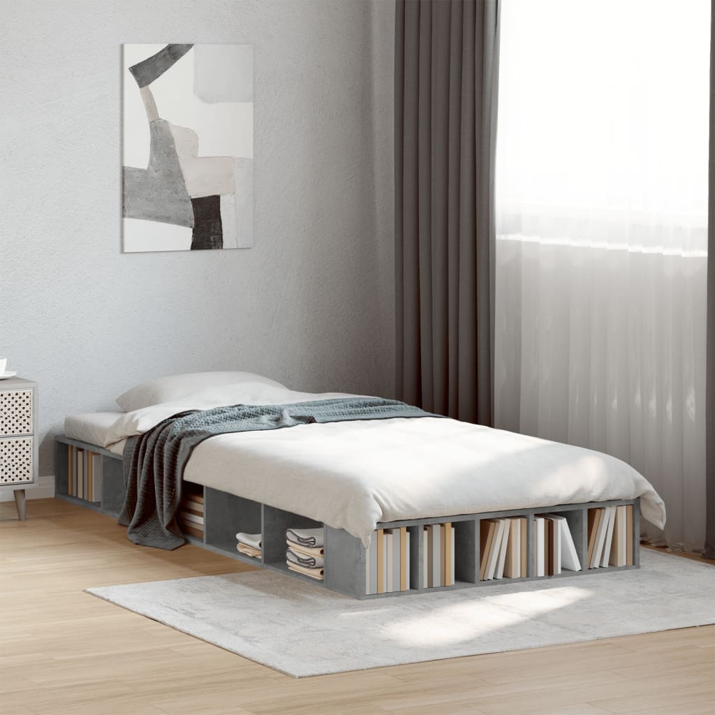 Giroletto Grigio Cemento 90x190 cm in Legno Multistrato | homemem39