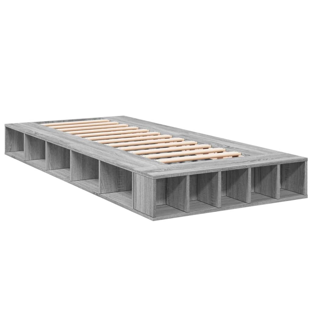 Giroletto Grigio Sonoma 75x190 cm in Legno Multistrato | homemem39