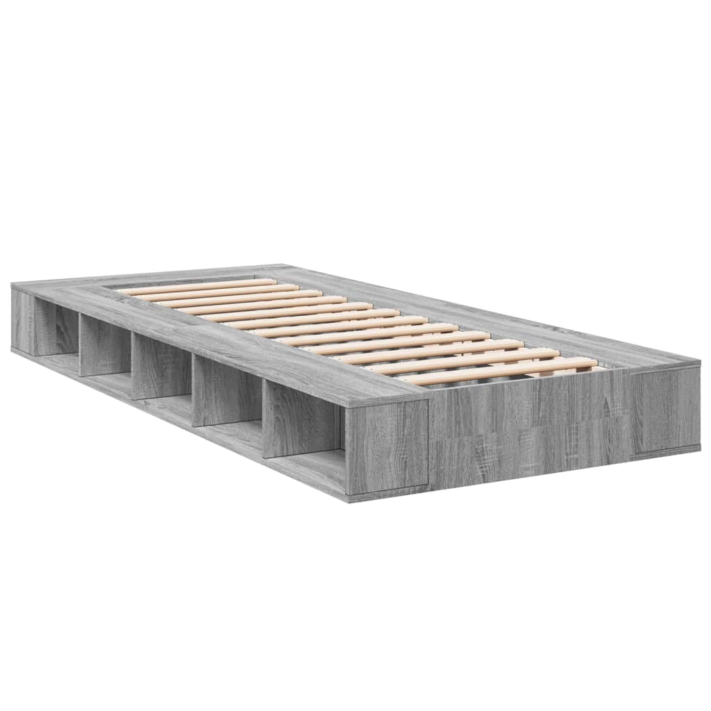 Giroletto Grigio Sonoma 75x190 cm in Legno Multistrato | homemem39