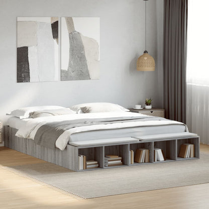 Giroletto Grigio Sonoma 200x200 cm in Legno Multistrato | homemem39