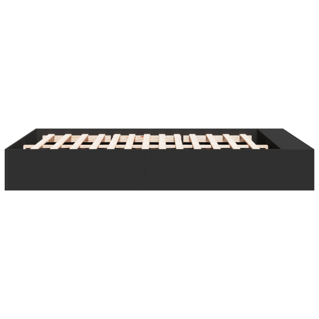 Giroletto Nero 150x200 cm in Legno Multistrato - homemem39