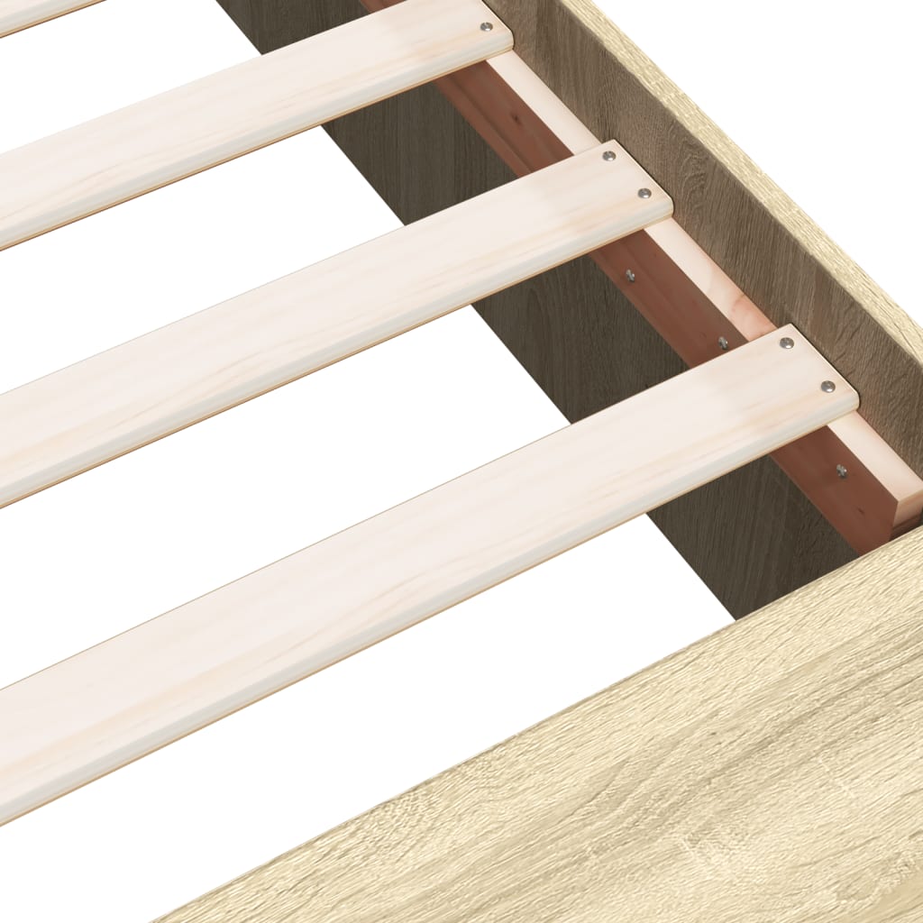 Giroletto Rovere Sonoma 150x200 cm in Legno Multistrato - homemem39