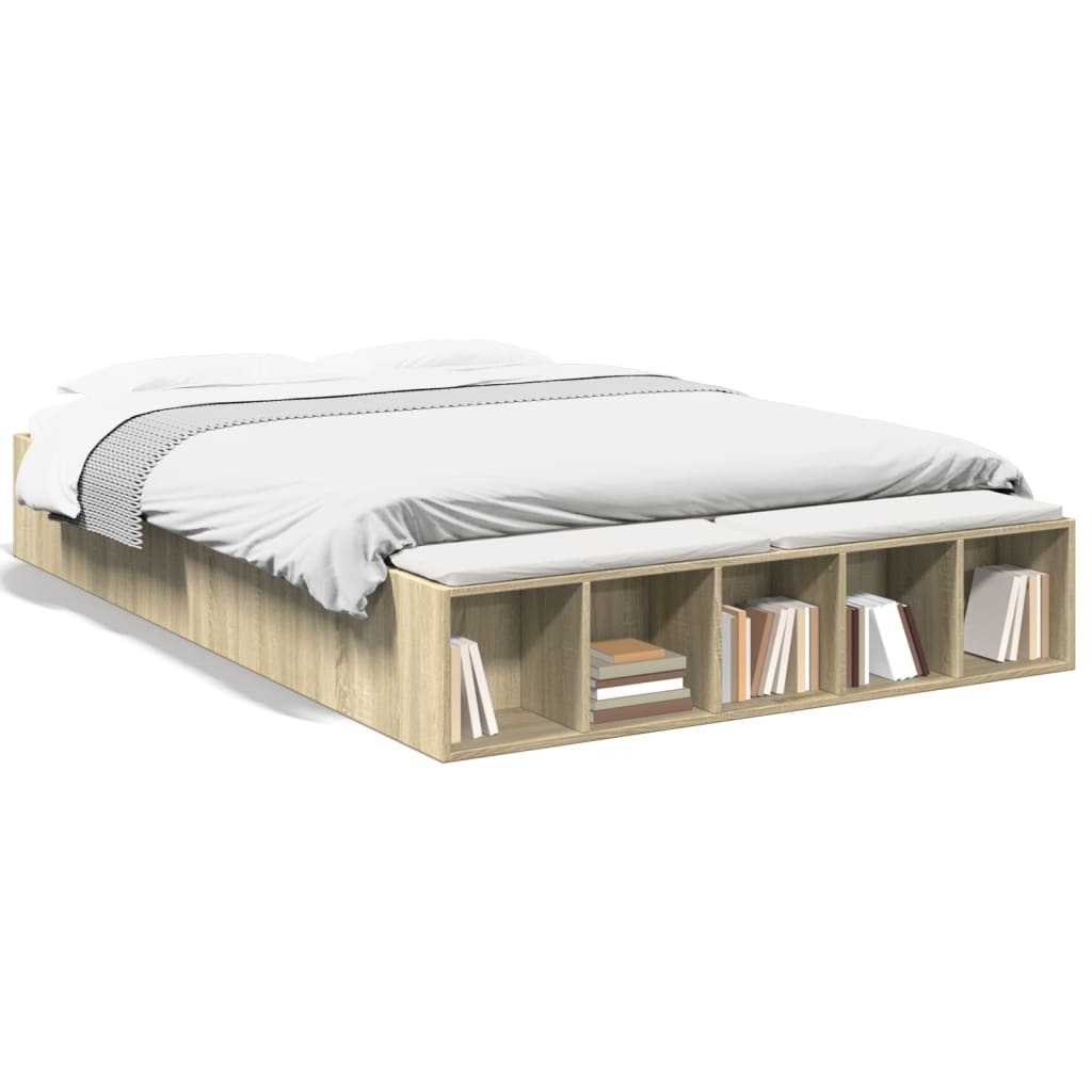 Giroletto Rovere Sonoma 140x200 cm in Legno Multistrato - homemem39