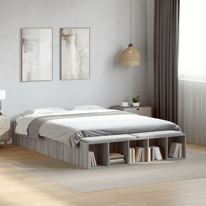 Giroletto Grigio Sonoma 135x190 cm in Legno Multistrato | homemem39