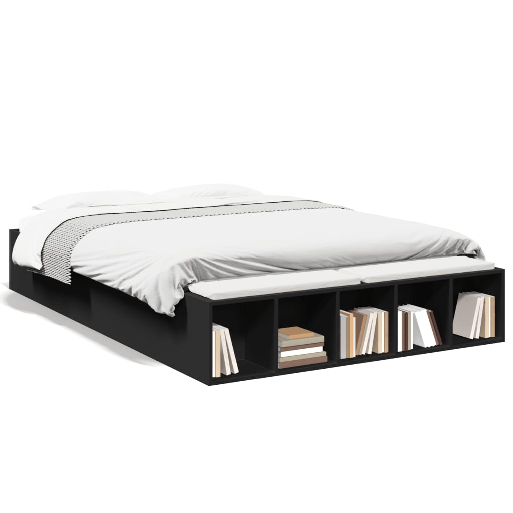 Giroletto Nero 120x190 cm in Legno Multistrato | homemem39