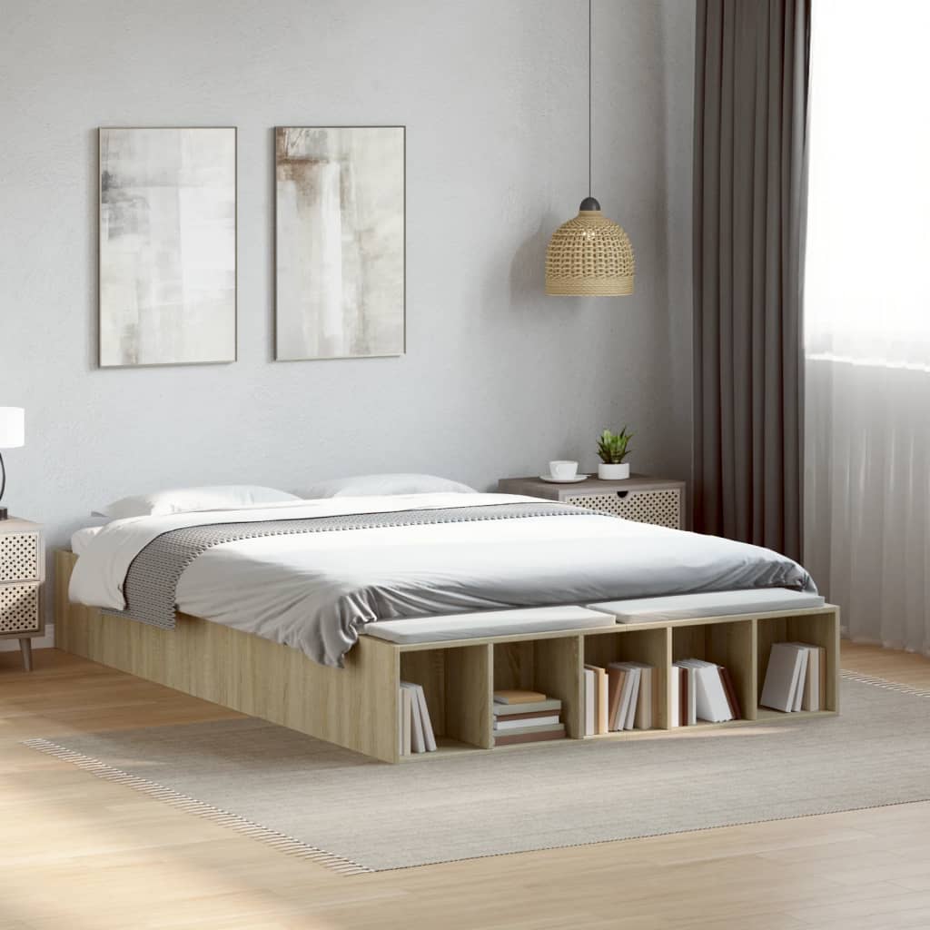 Giroletto Rovere Sonoma 120x190 cm in Legno Multistrato | homemem39