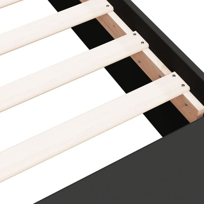 Giroletto Nero 100x200 cm in Legno Multistrato - homemem39