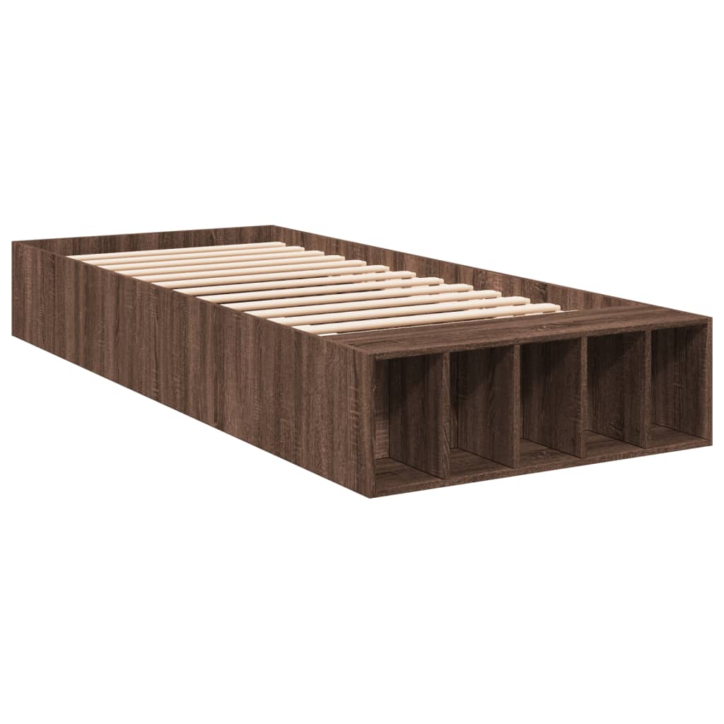 Giroletto Rovere Marrone 90x200 cm in Legno Multistrato | homemem39